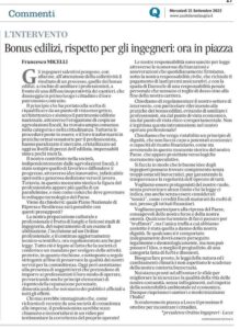 ARTICOLO PRESIDENTE ORDINE DI LECCE